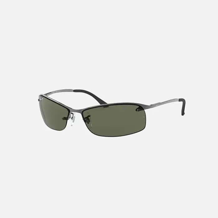 Ray-Ban Sunglasses RB3183 Gunmetal / Dark Green 63 mm