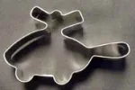 Tin Cookie Cutter- Helicopter