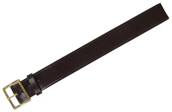 1 3/4 Bonded Leather Garrison Belt With Brass Buckle – 44