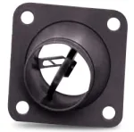 Small Square Aluminum Vent Silver