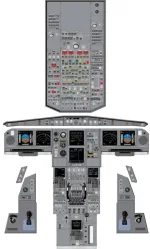 Aviation Training Graphics – Bombardier CRJ-200 Cockpit Poster