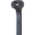 7 50Lb Uv Black Cable Ties TY25Mx 1000 Pk