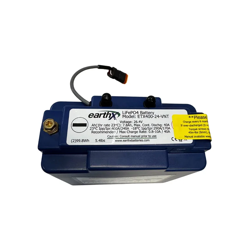 EarthX Experimental Aircraft Battery 26.4V / 7.8Ah Case E – Etx400-24-VNT