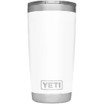 21070060025 YETI Rambler 20Oz White With Magslider Lid