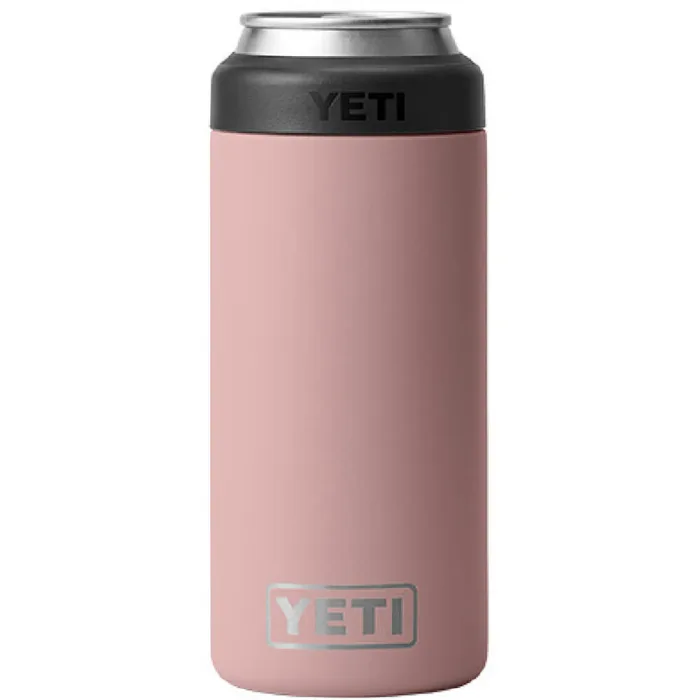 21071500919 YETI Rambler Colster Slim Sandstone Pink