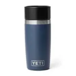 21071502305 YETI Rambler 12Oz Bottle With Hot Shot Cap Navy